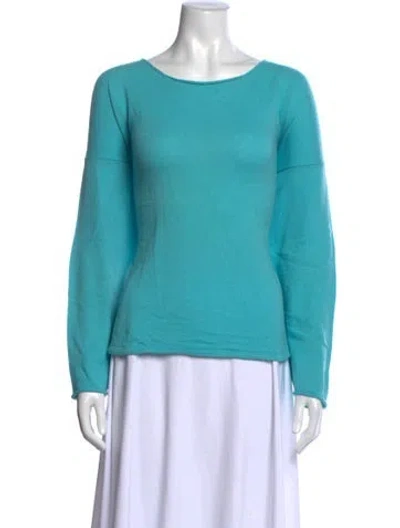 Pre-owned Eskandar Crew Neck Sweater In Blue