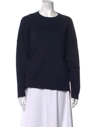 Pre-owned Eskandar Crew Neck Sweater In Blue