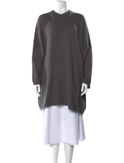 Pre-owned Eskandar Crew Neck Sweater In Gray