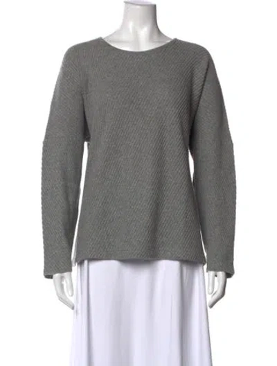 Pre-owned Eskandar Crew Neck Sweater In Green