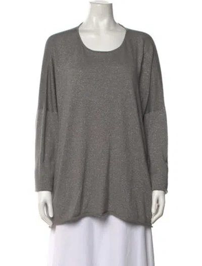 Pre-owned Eskandar Crew Neck Sweater In Grey
