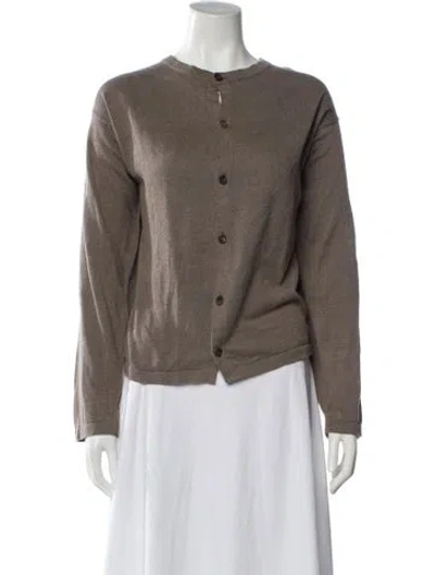 Pre-owned Eskandar Crew Neck Sweater In Neutral