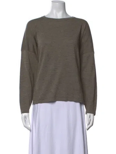 Pre-owned Eskandar Crew Neck Sweater In Neutral