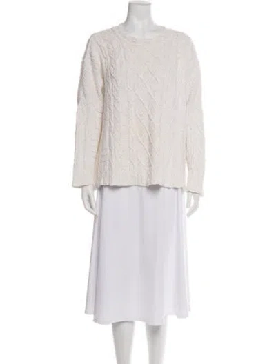 Pre-owned Eskandar Crew Neck Sweater In Neutral