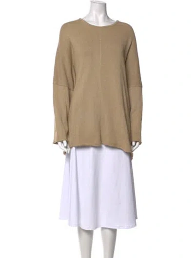 Pre-owned Eskandar Crew Neck Sweater In Neutrals