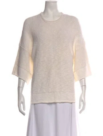 Pre-owned Eskandar Crew Neck Sweater In Neutrals
