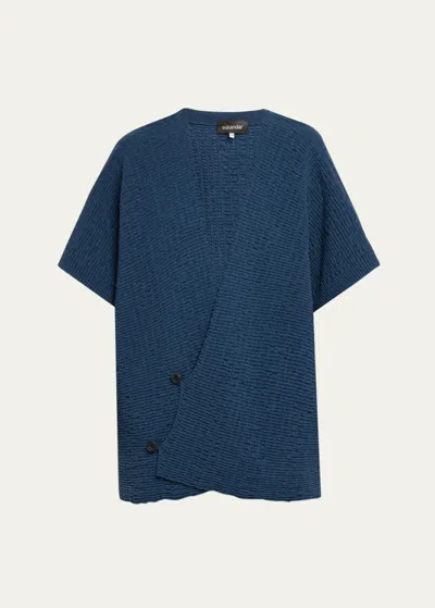 Eskandar Double Breasted Cashmere Cardigan (long Length) In Japanese