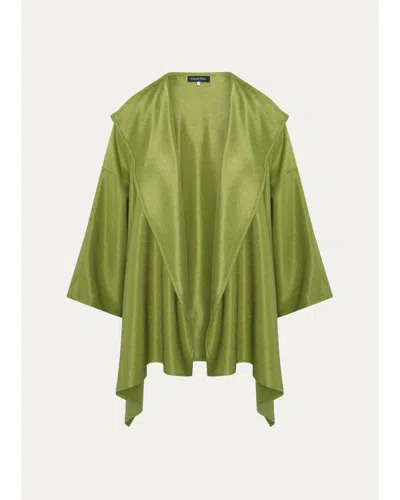 Eskandar Dps Jacket Coat - Long Length In Green