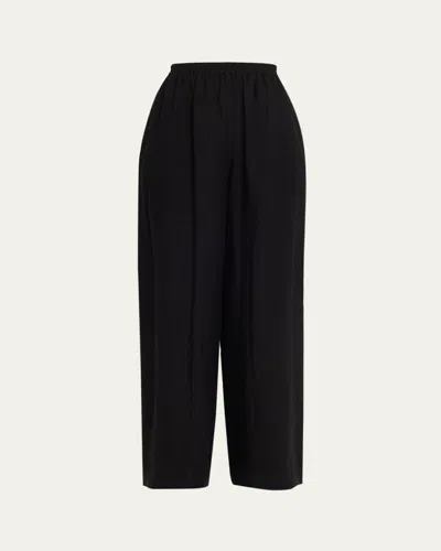 Eskandar Flared Trousers In Black