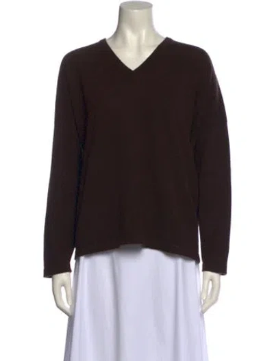 Pre-owned Eskandar For Bergdore Goodman Cashmere Sweater In Brown