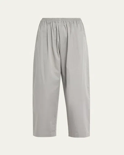 Eskandar Japanese Trousers In Grey Pale