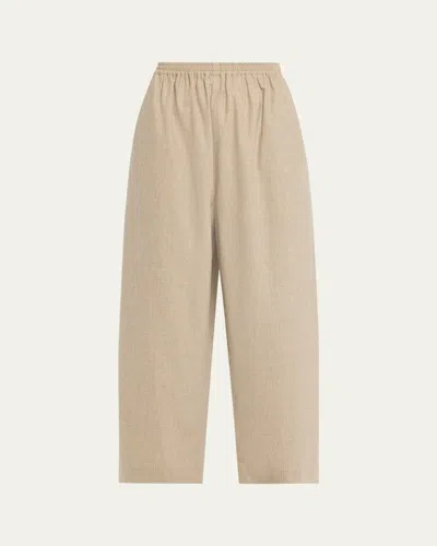 Eskandar Japanese Trousers In Natural
