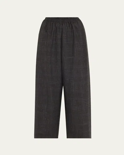 Eskandar Japanese Trousers In Charcoal