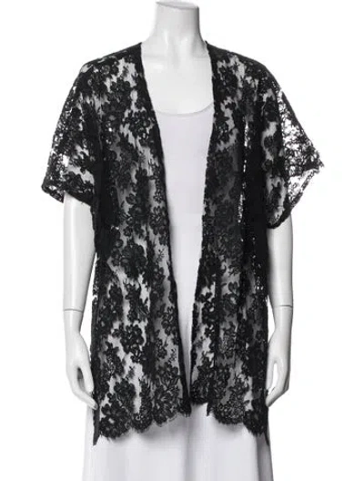Pre-owned Eskandar Lace Pattern Jacket In Blue
