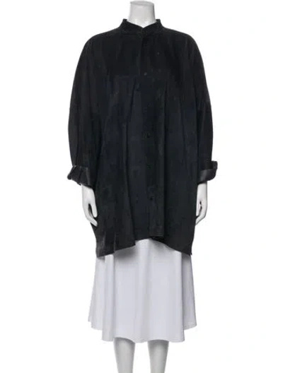 Pre-owned Eskandar Leather Jacket In Black