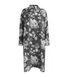 Eskandar Linen A-line Panelled Jacket In Multi