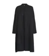 Eskandar Linen Bakhtiari Coat In Black