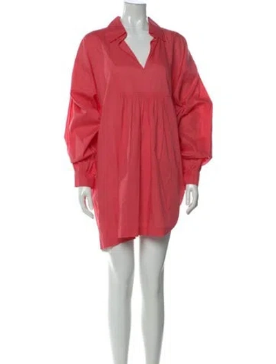 Pre-owned Eskandar Linen Dress In Pink