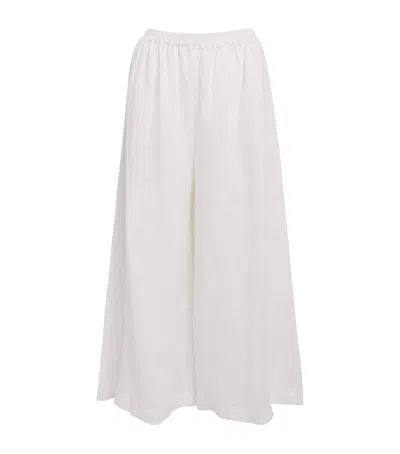 Eskandar Linen Flared Culottes