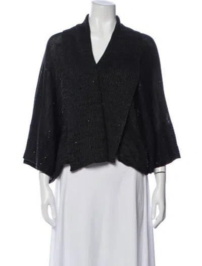 Pre-owned Eskandar Linen Jacket In Black