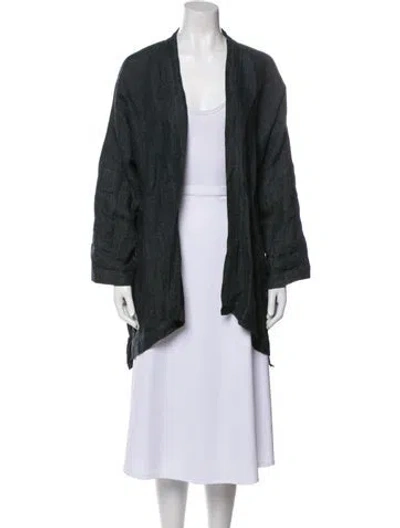 Pre-owned Eskandar Linen Jacket In Blue