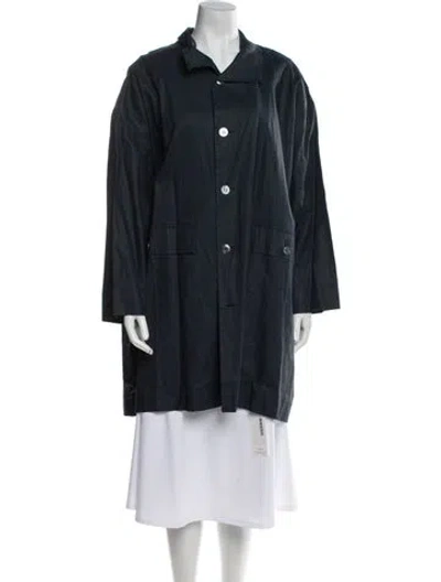 Pre-owned Eskandar Linen Jacket In Blue