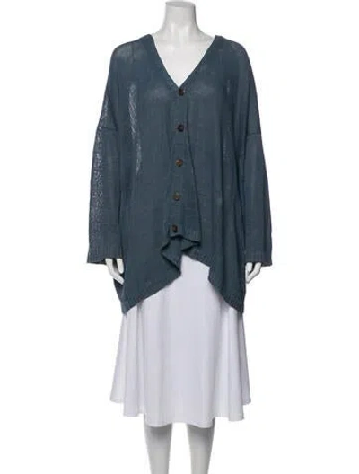 Pre-owned Eskandar Linen Jacket In Blue