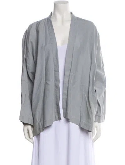 Pre-owned Eskandar Linen Jacket In Green