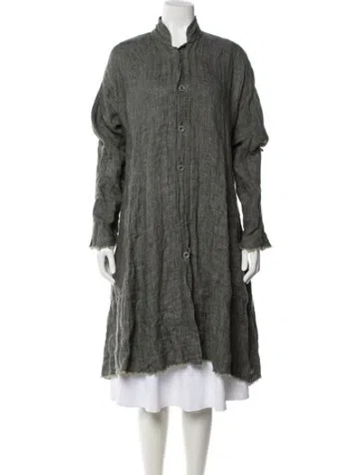 Pre-owned Eskandar Linen Jacket In Green