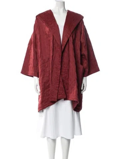 Pre-owned Eskandar Linen Jacket In Red