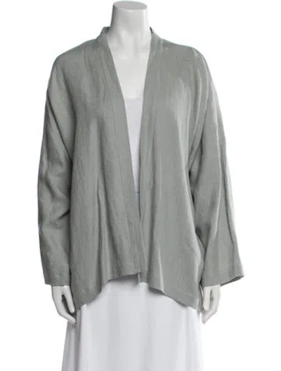 Pre-owned Eskandar Linen Jacket W/ Tags In Green