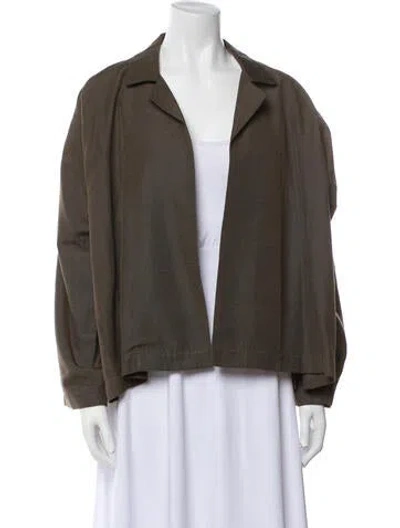 Pre-owned Eskandar Linen Jacket W/ Tags In Green