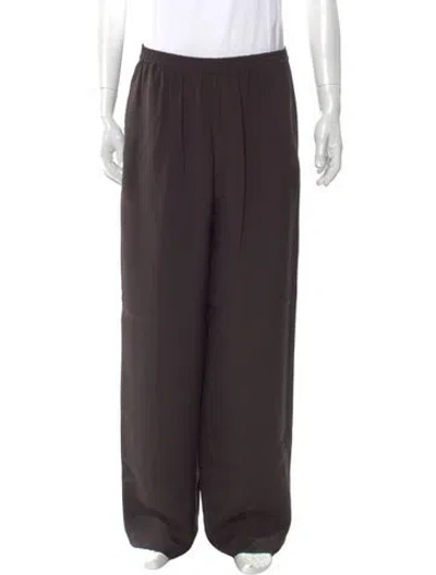 Pre-owned Eskandar Linen Pants In Brown