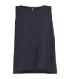 Eskandar Linen Round-neck Tank Top