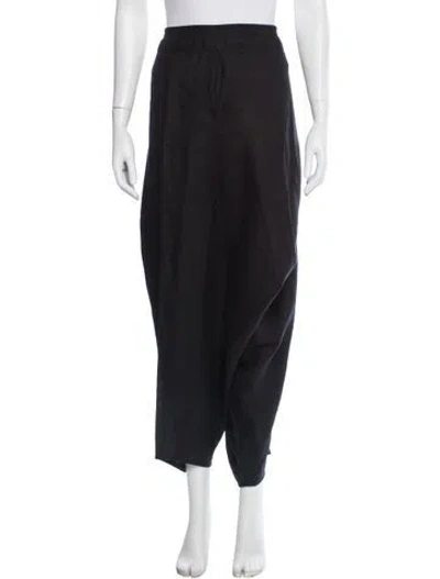 Pre-owned Eskandar Linen Sweatpants In Black