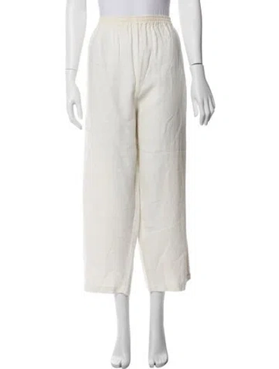 Pre-owned Eskandar Linen Sweatpants In Grey