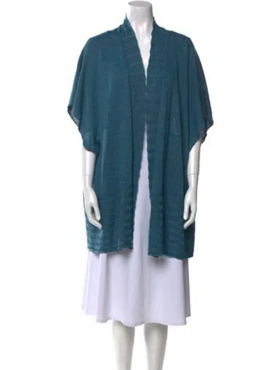 Pre-owned Eskandar Linen V-neck Sweater In Blue