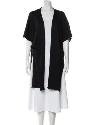 Pre-owned Eskandar Linen V-neck Sweater In Gray