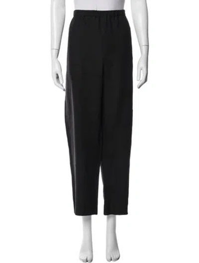 Pre-owned Eskandar Linen Wide Leg Pants In Blue