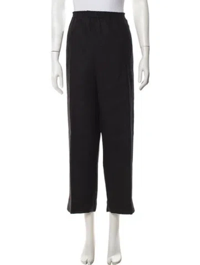 Pre-owned Eskandar Linen Wide Leg Pants In Blue