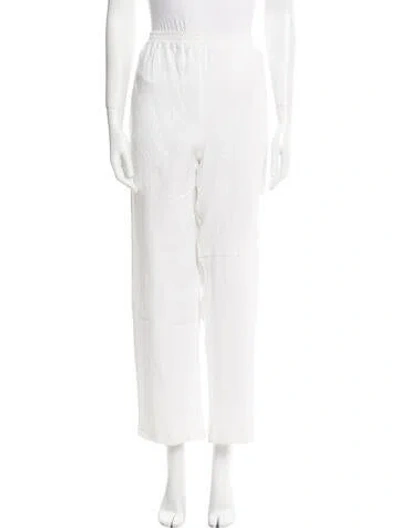 Pre-owned Eskandar Linen Wide Leg Pants In Neutral