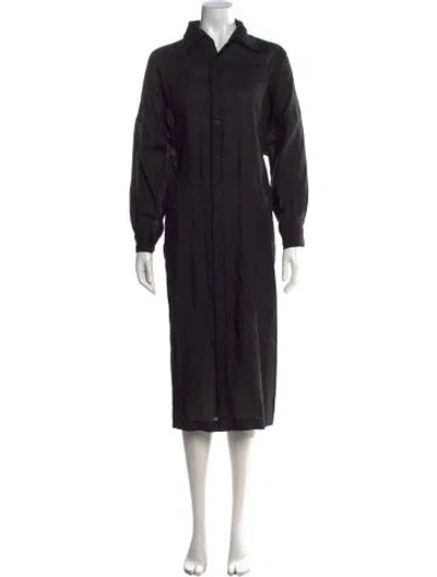 Pre-owned Eskandar Long Dress In Black