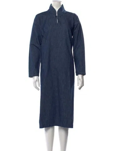 Pre-owned Eskandar Long Dress In Blue