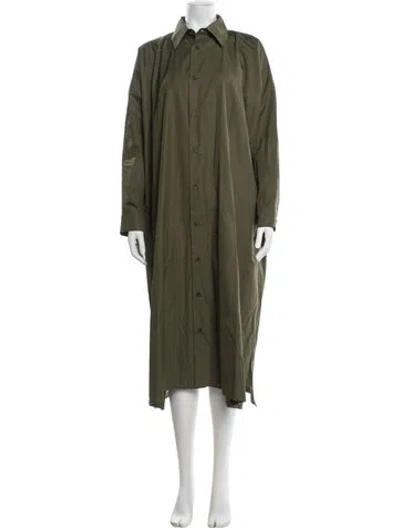 Pre-owned Eskandar Long Dress In Green