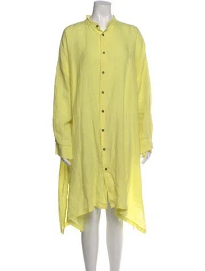 Pre-owned Eskandar Long Dress In Yellow