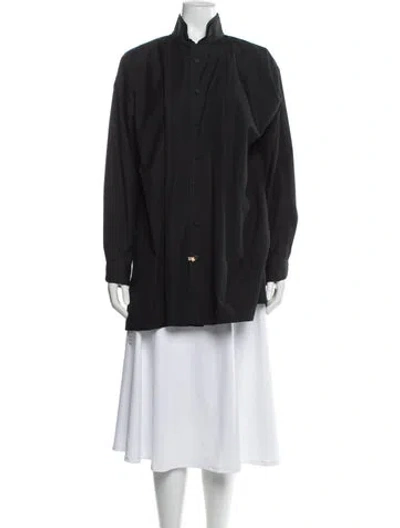 Pre-owned Eskandar Long Sleeve Blouse In Gray