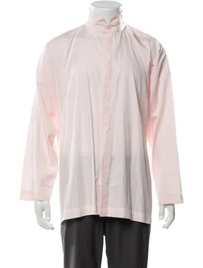Pre-owned Eskandar Long Sleeve Dress Shirt In Pink