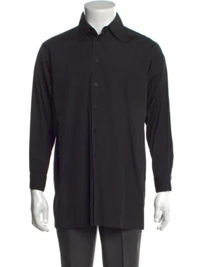 Pre-owned Eskandar Long Sleeve Shirt In Black
