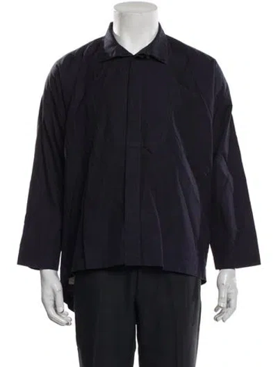 Pre-owned Eskandar Long Sleeve Shirt In Blue