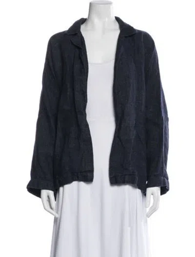 Pre-owned Eskandar Long Sleeve Top In Blue